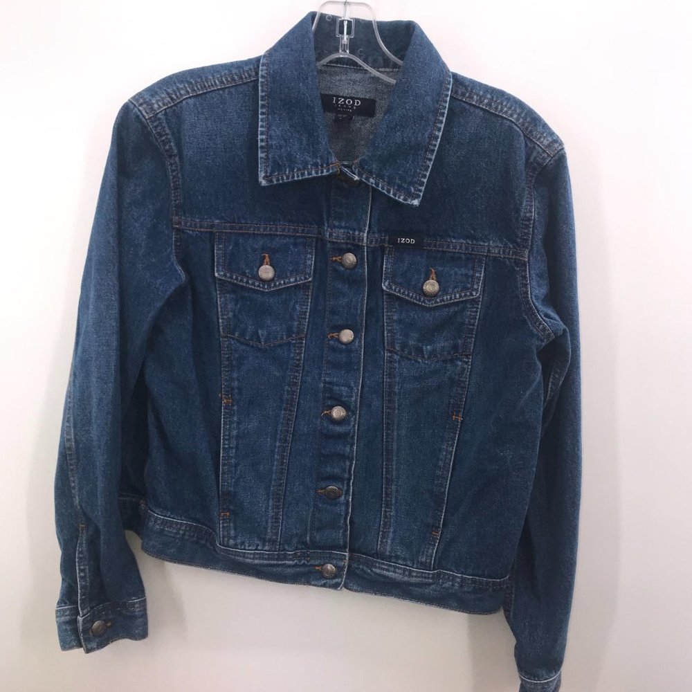 WOMENS‎ IZOD BLUE JEAN JACKET